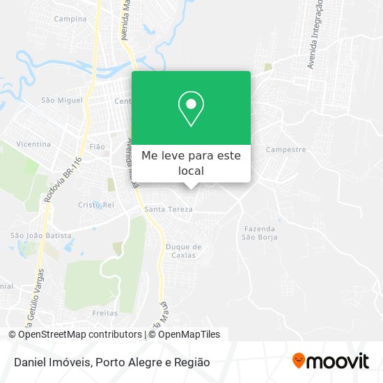 Daniel Imóveis mapa