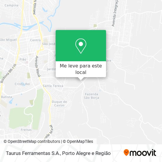 Taurus Ferramentas S.A. mapa