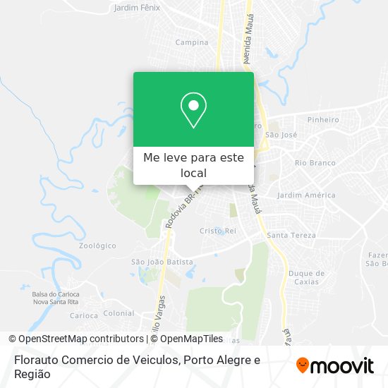 Florauto Comercio de Veiculos mapa