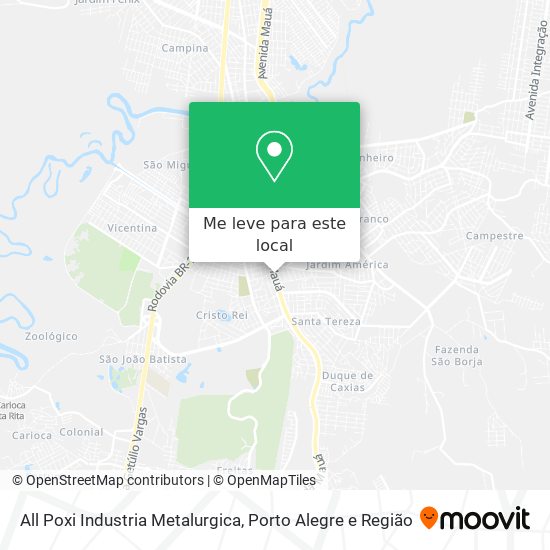 All Poxi Industria Metalurgica mapa