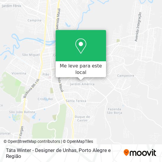 Táta Winter - Designer de Unhas mapa