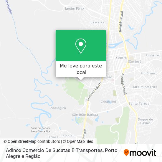 Adinox Comercio De Sucatas E Transportes mapa