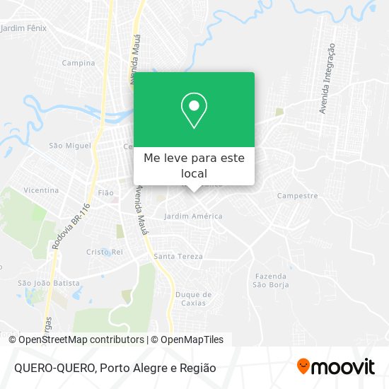 QUERO-QUERO mapa