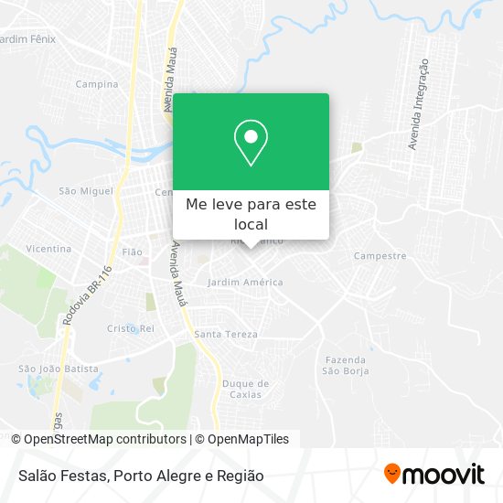 Salão Festas mapa