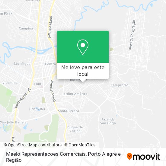 Maelo Representacoes Comerciais mapa