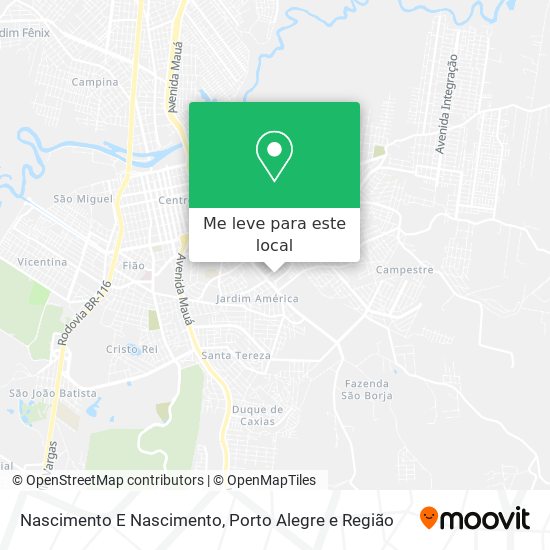 Nascimento E Nascimento mapa
