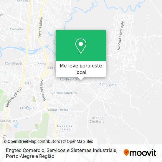 Engtec Comercio, Servicos e Sistemas Industriais mapa