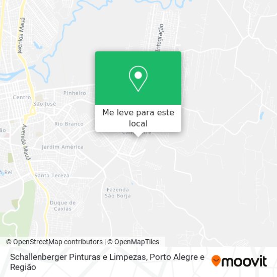 Schallenberger Pinturas e Limpezas mapa
