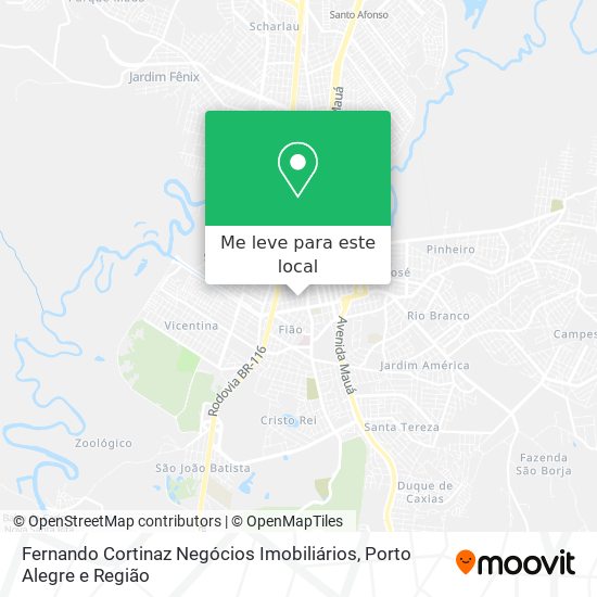 Fernando Cortinaz Negócios Imobiliários mapa