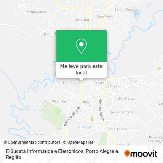 E-Sucata Informática e Eletrônicos mapa