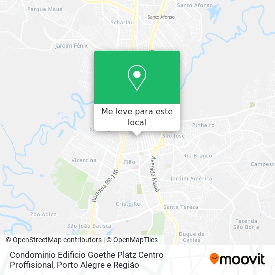 Condominio Edificio Goethe Platz Centro Proffisional mapa