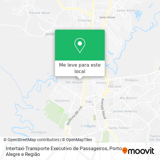 Intertaxi-Transporte Executivo de Passageiros mapa