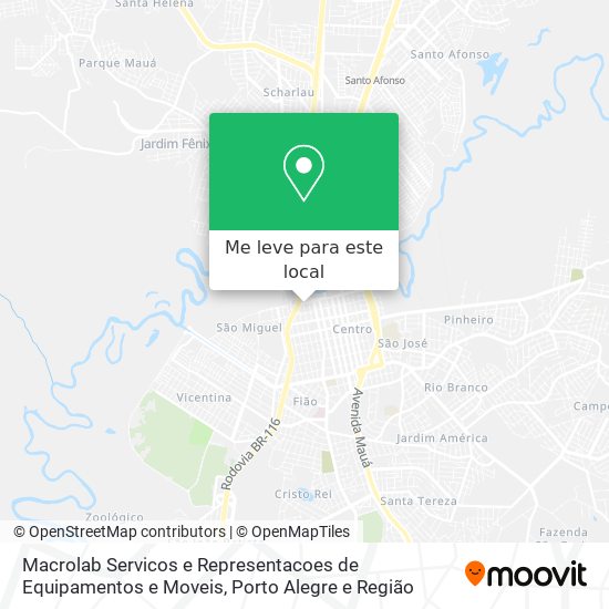 Macrolab Servicos e Representacoes de Equipamentos e Moveis mapa