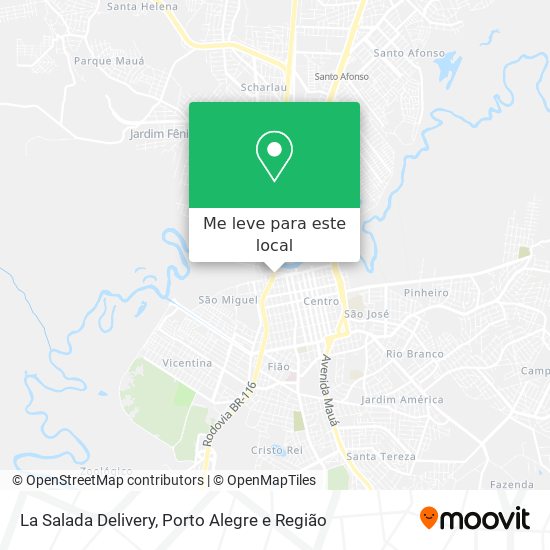 La Salada Delivery mapa