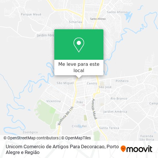 Unicom Comercio de Artigos Para Decoracao mapa