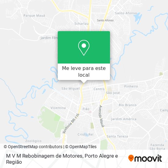 M V M Rebobinagem de Motores mapa