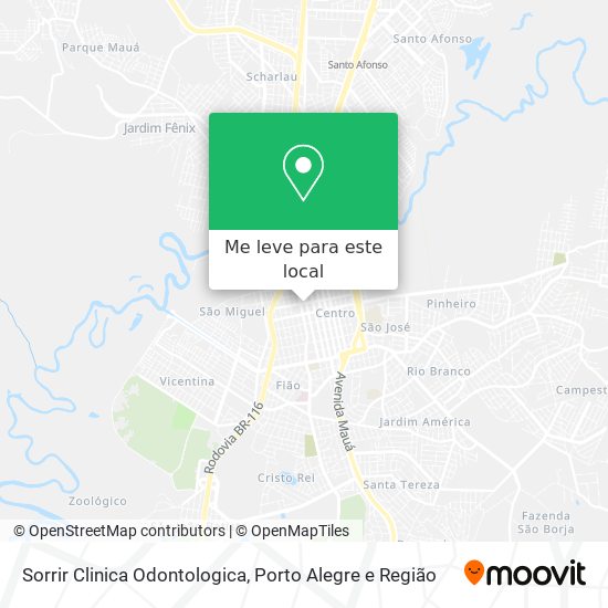 Sorrir Clinica Odontologica mapa