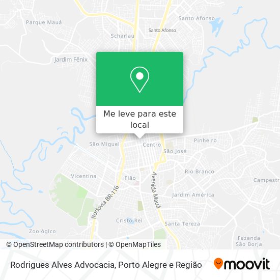 Rodrigues Alves Advocacia mapa