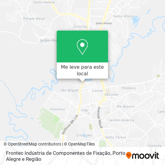 Frontec Indústria de Componentes de Fixação mapa