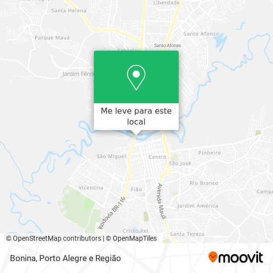 Bonina mapa