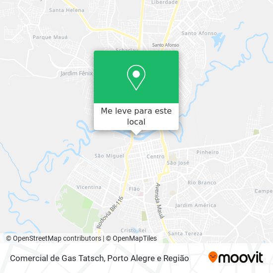 Comercial de Gas Tatsch mapa