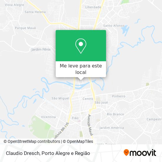 Claudio Dresch mapa