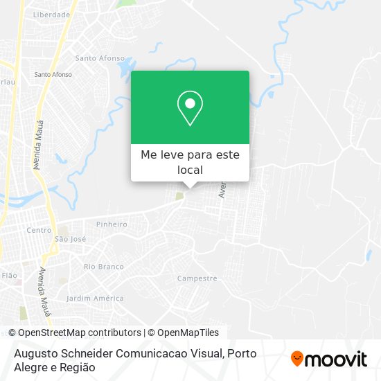 Augusto Schneider Comunicacao Visual mapa
