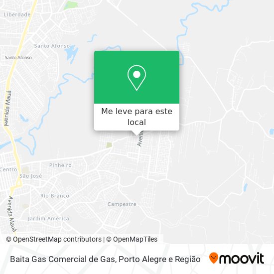 Baita Gas Comercial de Gas mapa