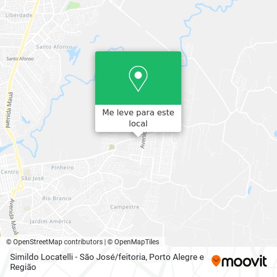 Simildo Locatelli - São José / feitoria mapa
