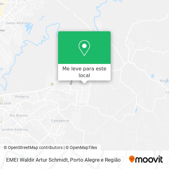 EMEI Waldir Artur Schmidt mapa