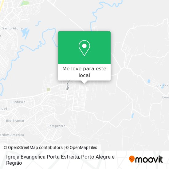 Igreja Evangelica Porta Estreita mapa