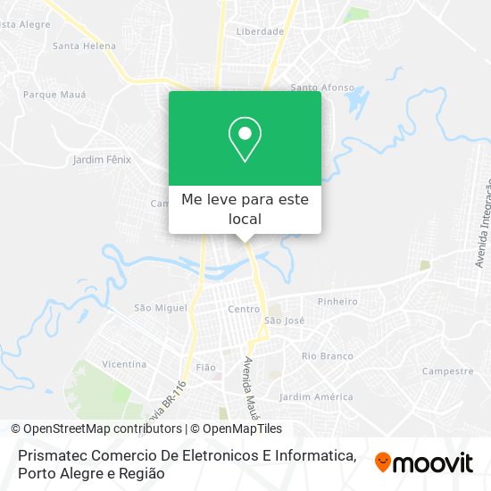 Prismatec Comercio De Eletronicos E Informatica mapa