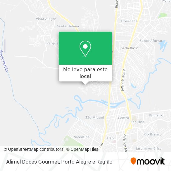Alimel Doces Gourmet mapa