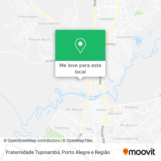 Fraternidade Tupinambá mapa