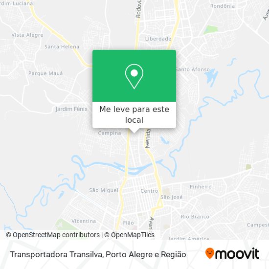 Transportadora Transilva mapa