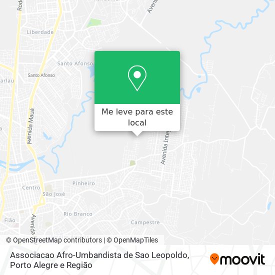 Associacao Afro-Umbandista de Sao Leopoldo mapa