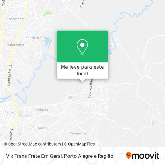 Vlk Trans Frete Em Geral mapa