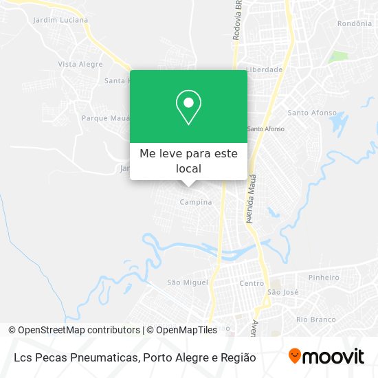 Lcs Pecas Pneumaticas mapa