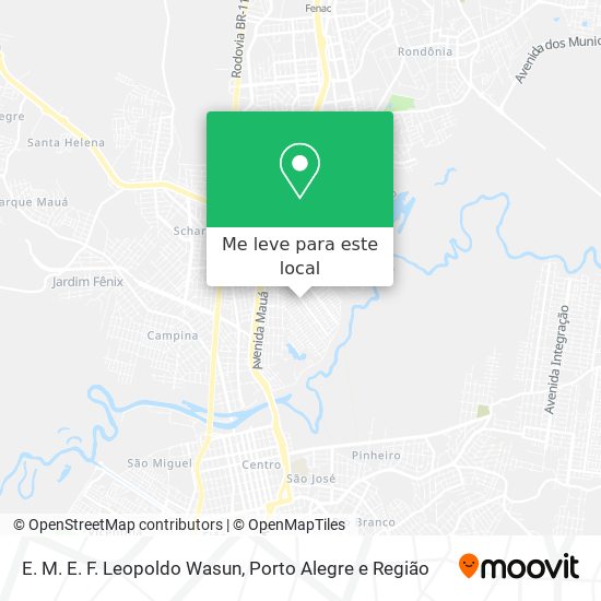 E. M. E. F. Leopoldo Wasun mapa