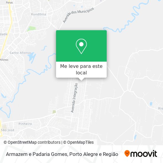 Armazem e Padaria Gomes mapa