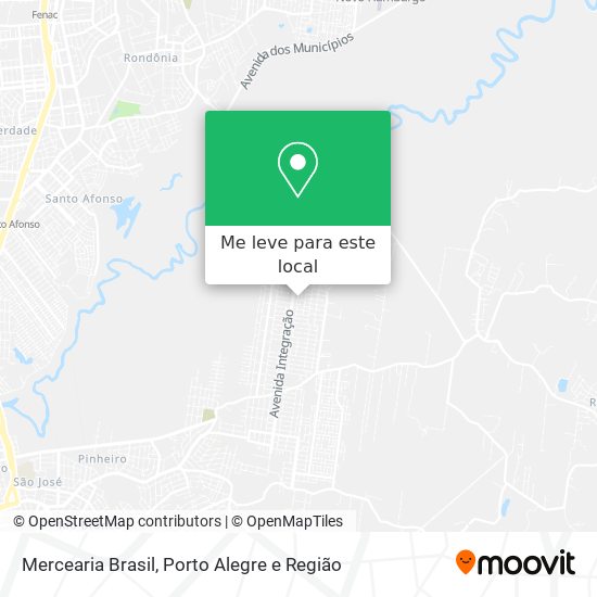 Mercearia Brasil mapa