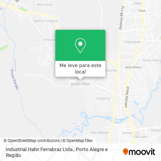 Industrial Hahn Ferrabraz Ltda. mapa
