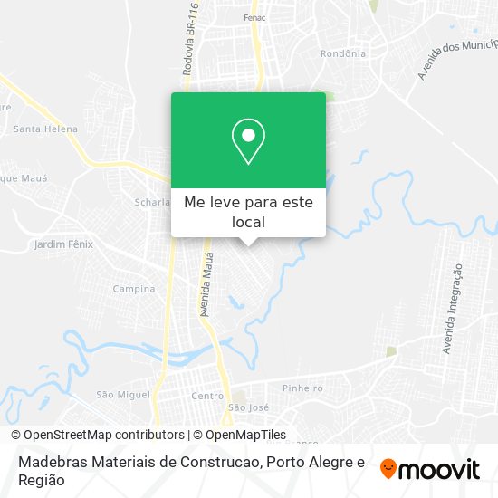 Madebras Materiais de Construcao mapa