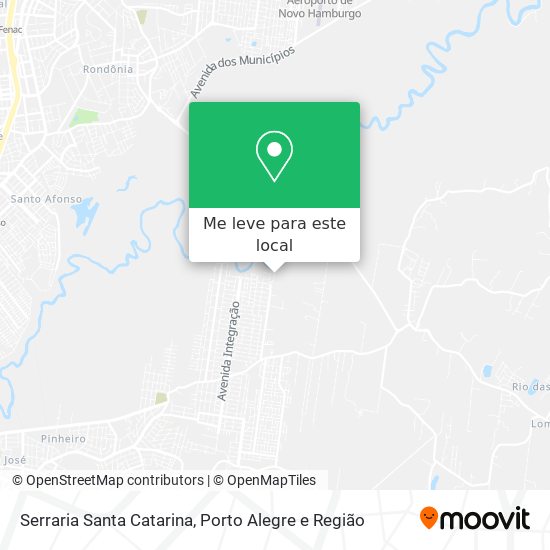 Serraria Santa Catarina mapa