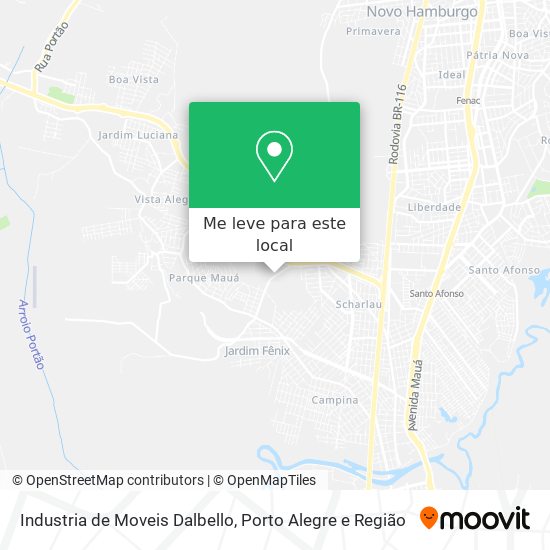 Industria de Moveis Dalbello mapa