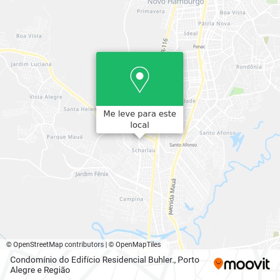 Condomínio do Edifício Residencial Buhler. mapa