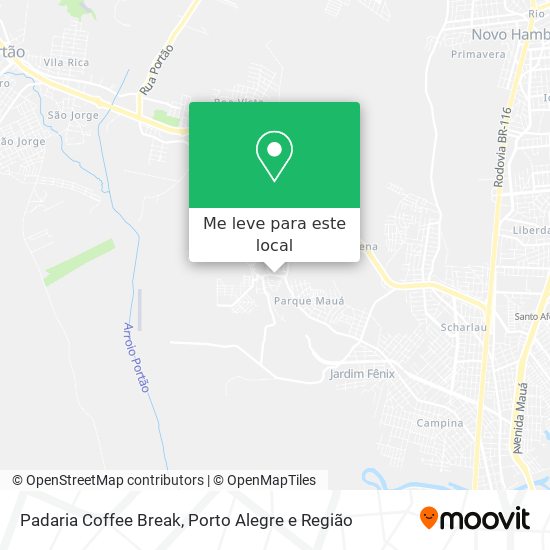 Padaria Coffee Break mapa