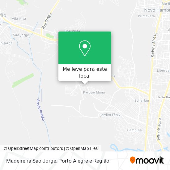 Madeireira Sao Jorge mapa