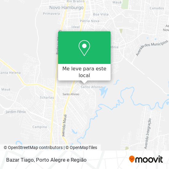 Bazar Tiago mapa