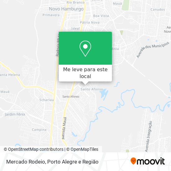 Mercado Rodeio mapa